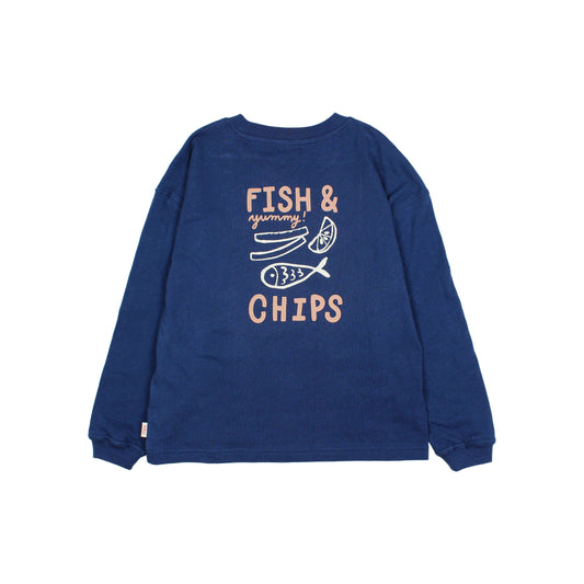 Chips T-Shirt, Marine