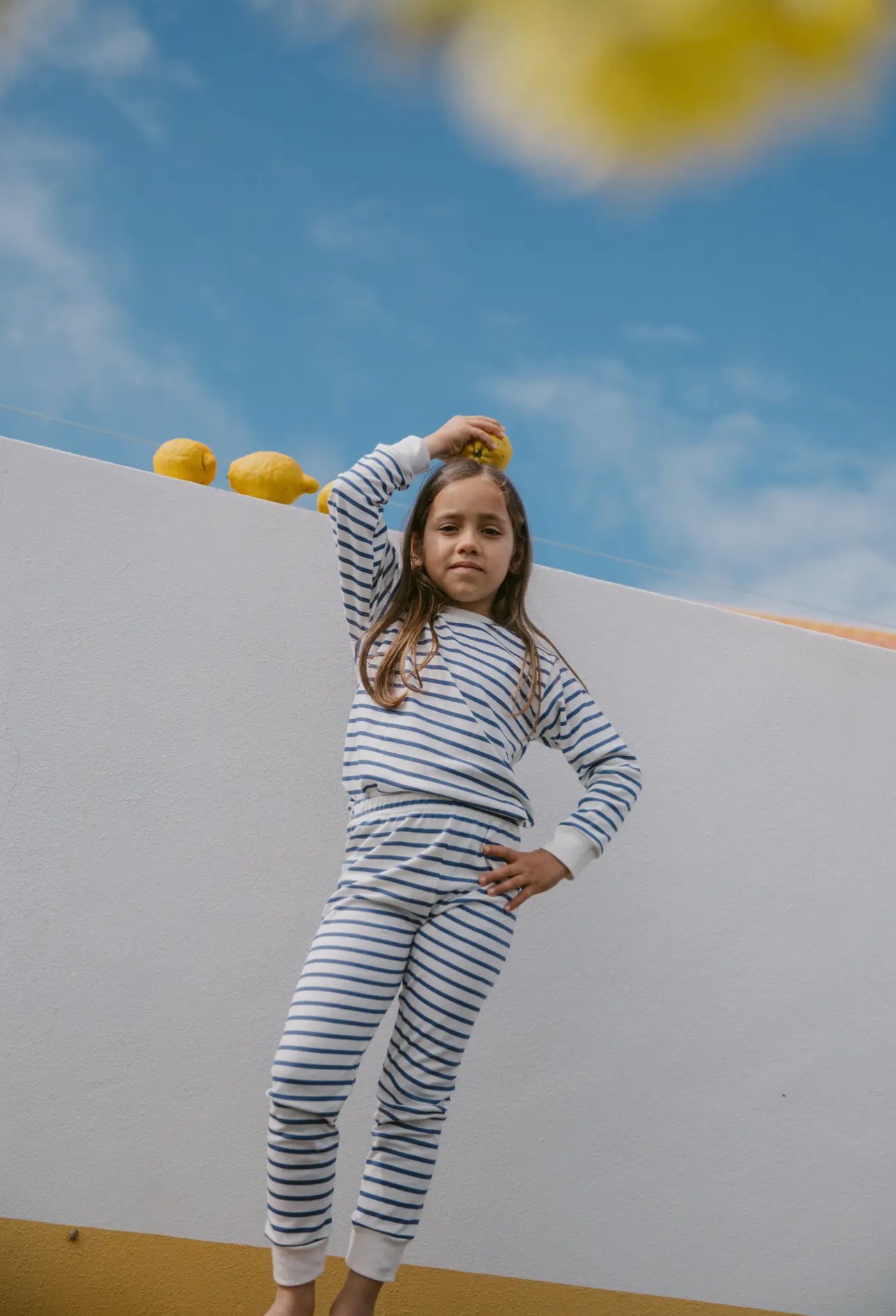 Classic Pajama, Blue Breton