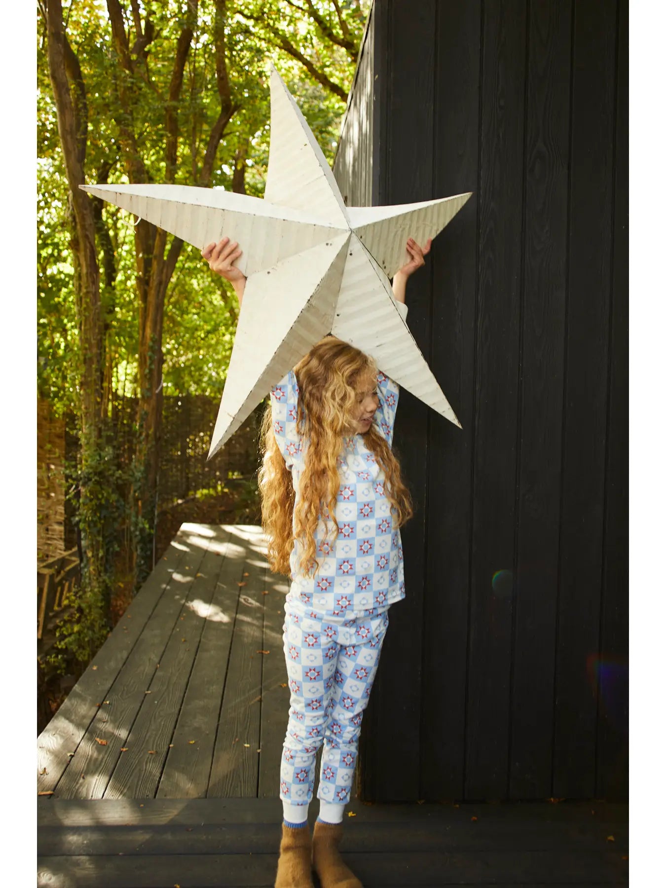 Holiday Classic Pajama, Patchwork Star