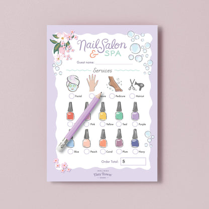 Inklings Tiny Town™ Play Notepad - Nail Salon & Spa