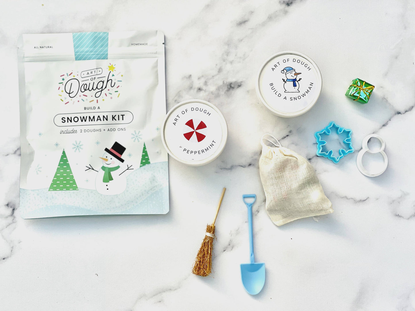 Build a Snowman Dough Kit