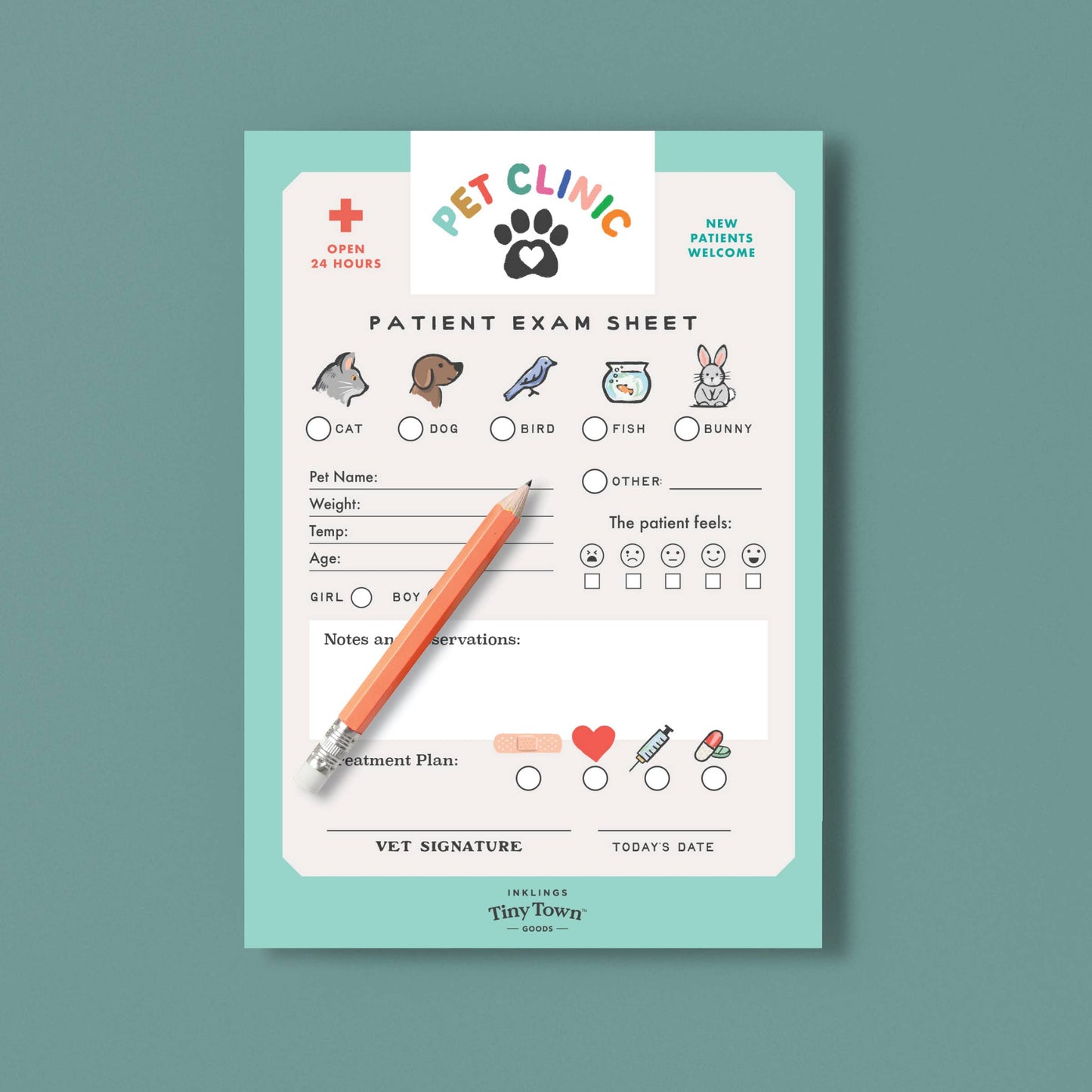 Inklings Tiny Town™ Play Notepad - Pet Clinic