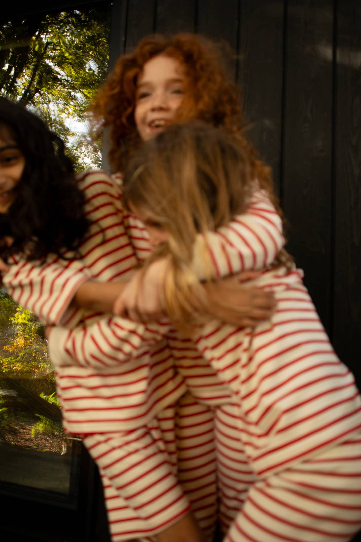 Holiday Classic Pajama, Red & Oatmeal Breton