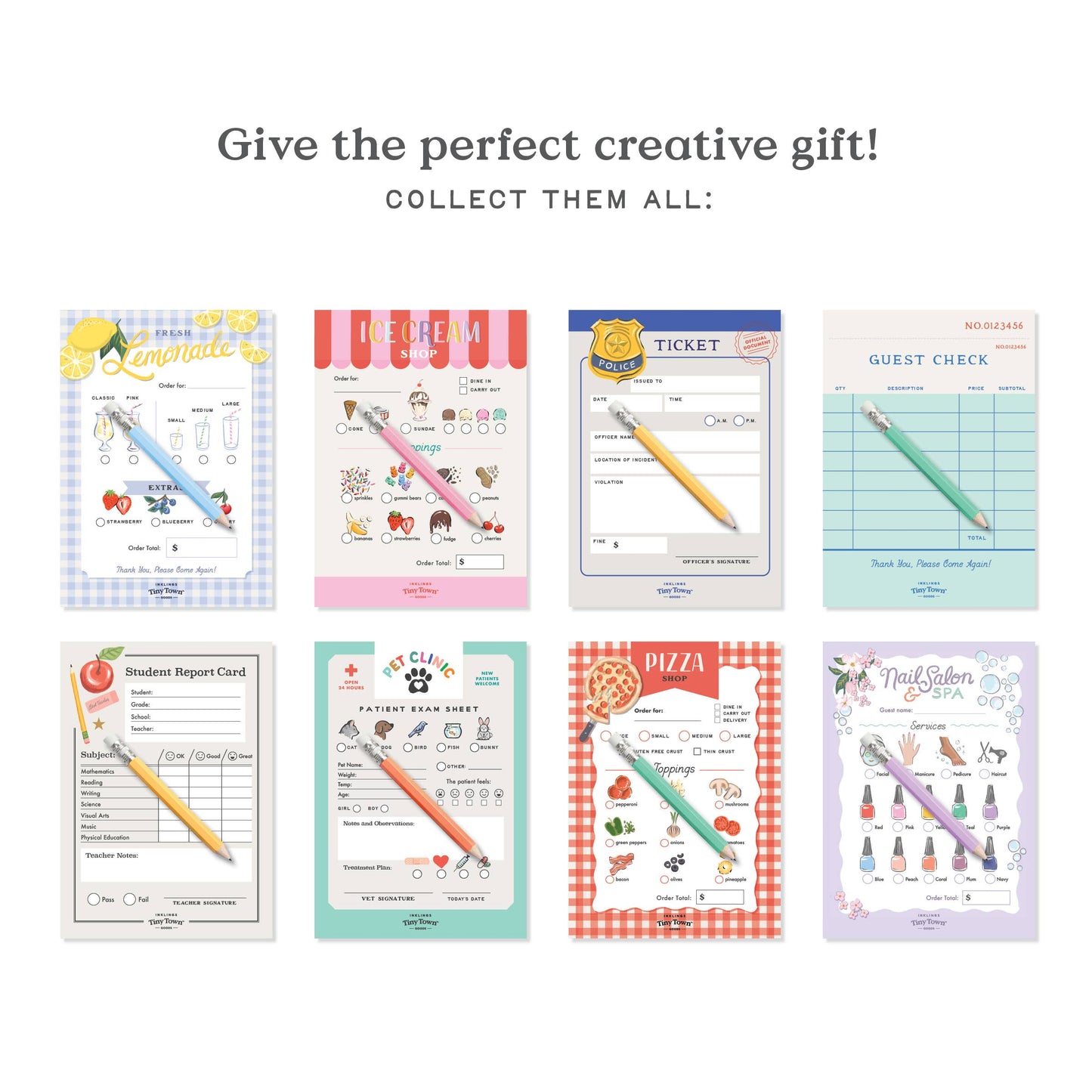 Inklings Tiny Town™ Play Notepad - Nail Salon & Spa