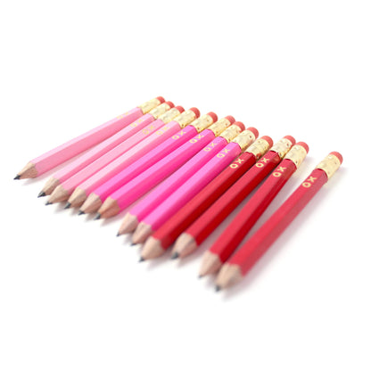 Mini Pencils - Hugs and Kisses