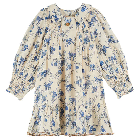 Smocked Dress, Orchid Bleu