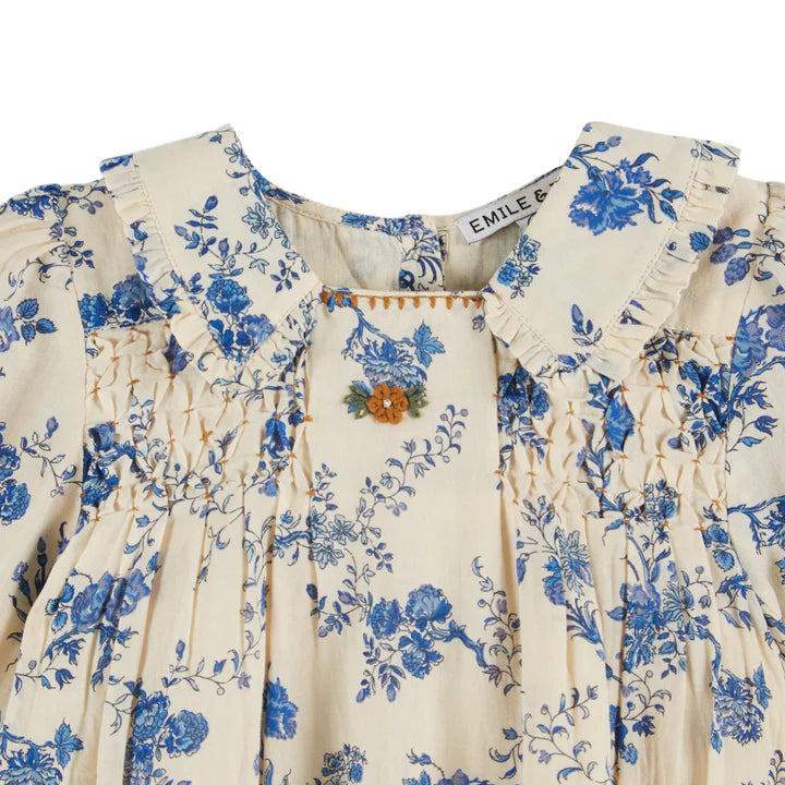 Smocked Dress, Orchid Bleu