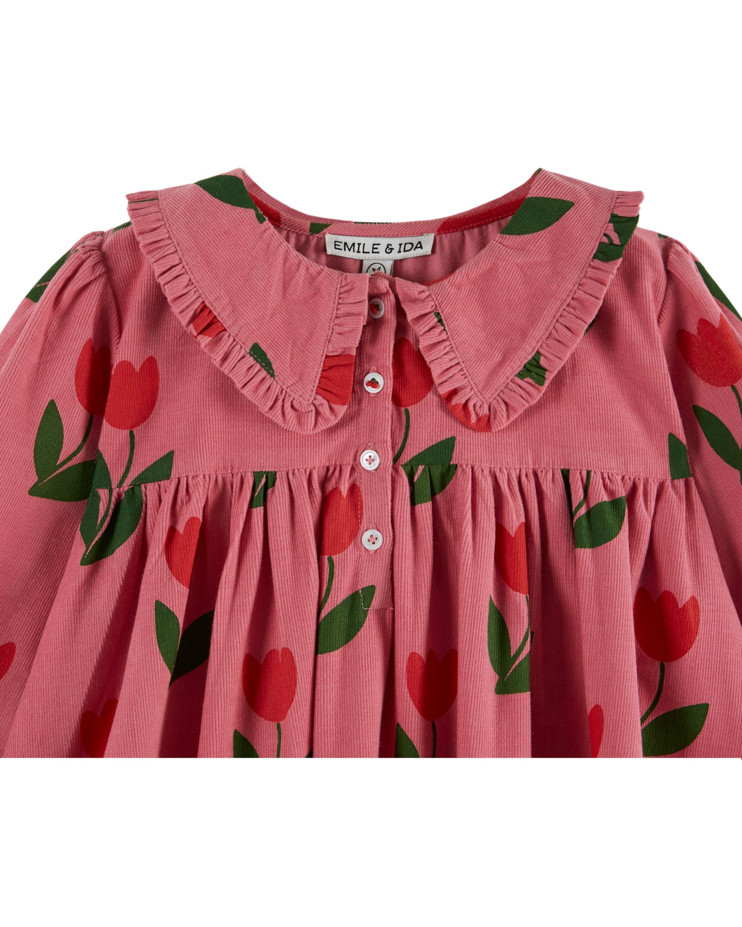Flounce Collar Dress, Grande Tulip