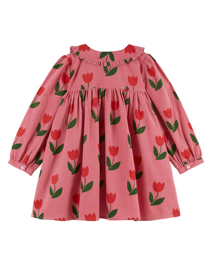 Flounce Collar Dress, Grande Tulip
