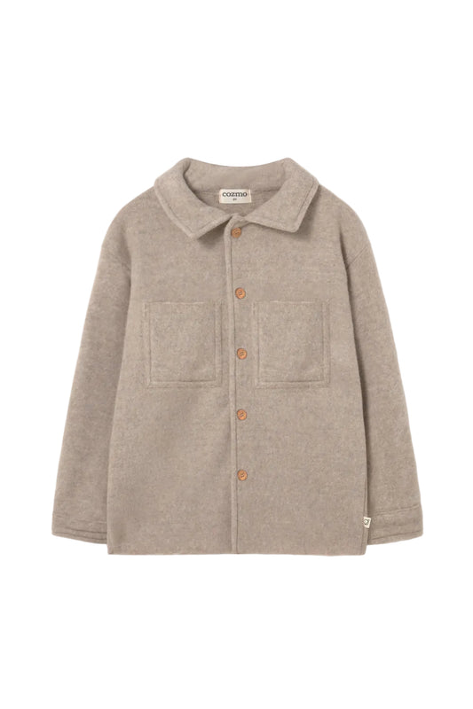 Bamboo Overshirt, Stone