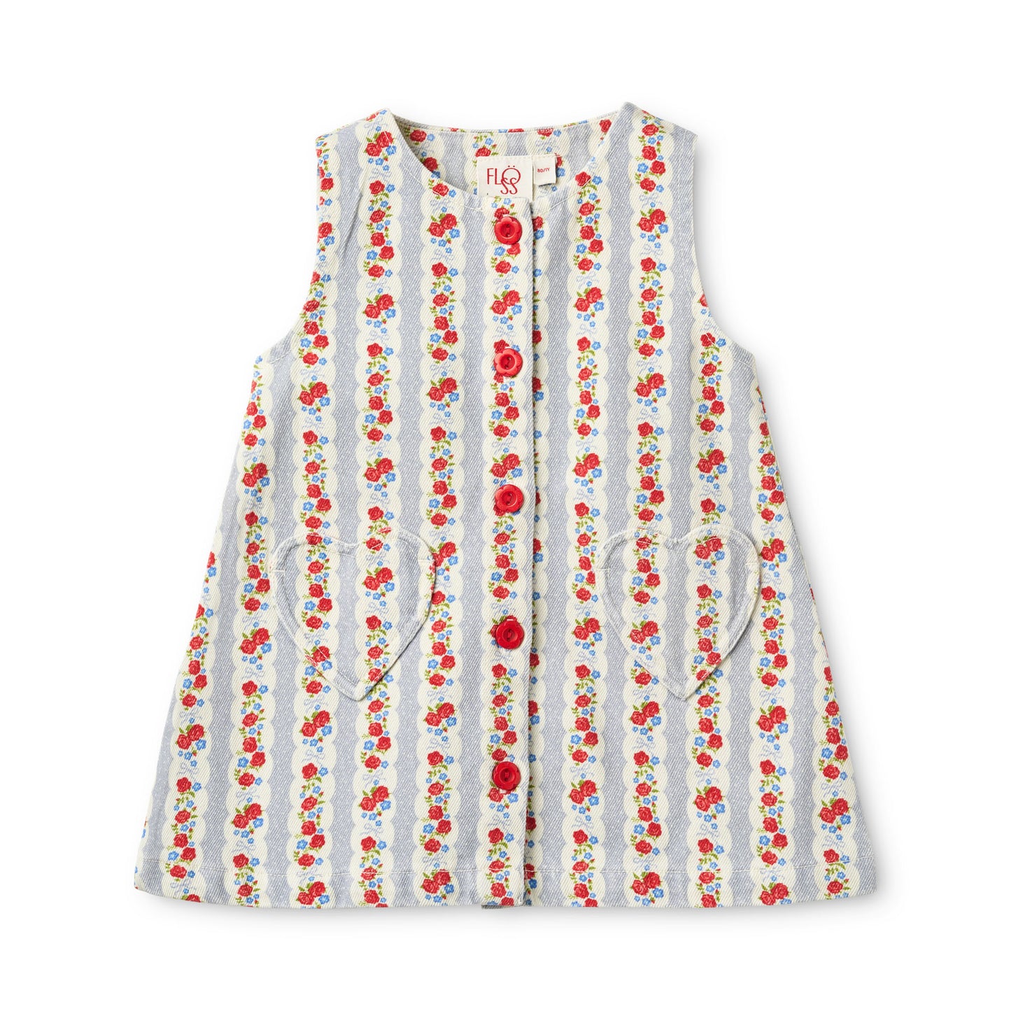 Aria Dress, Blue Air Rose