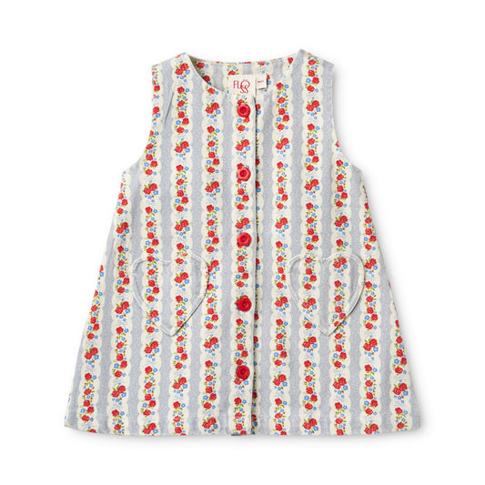 Aria Dress, Blue Air Rose