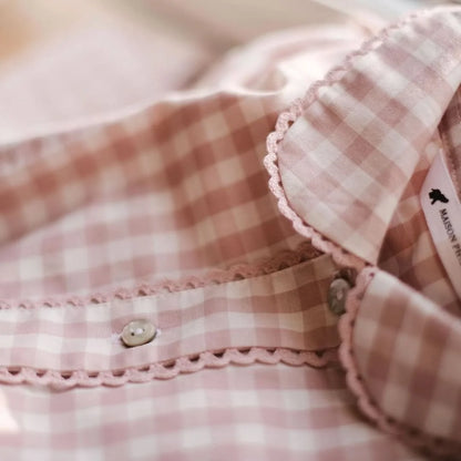 Isidore Pajamas, Pink Gingham