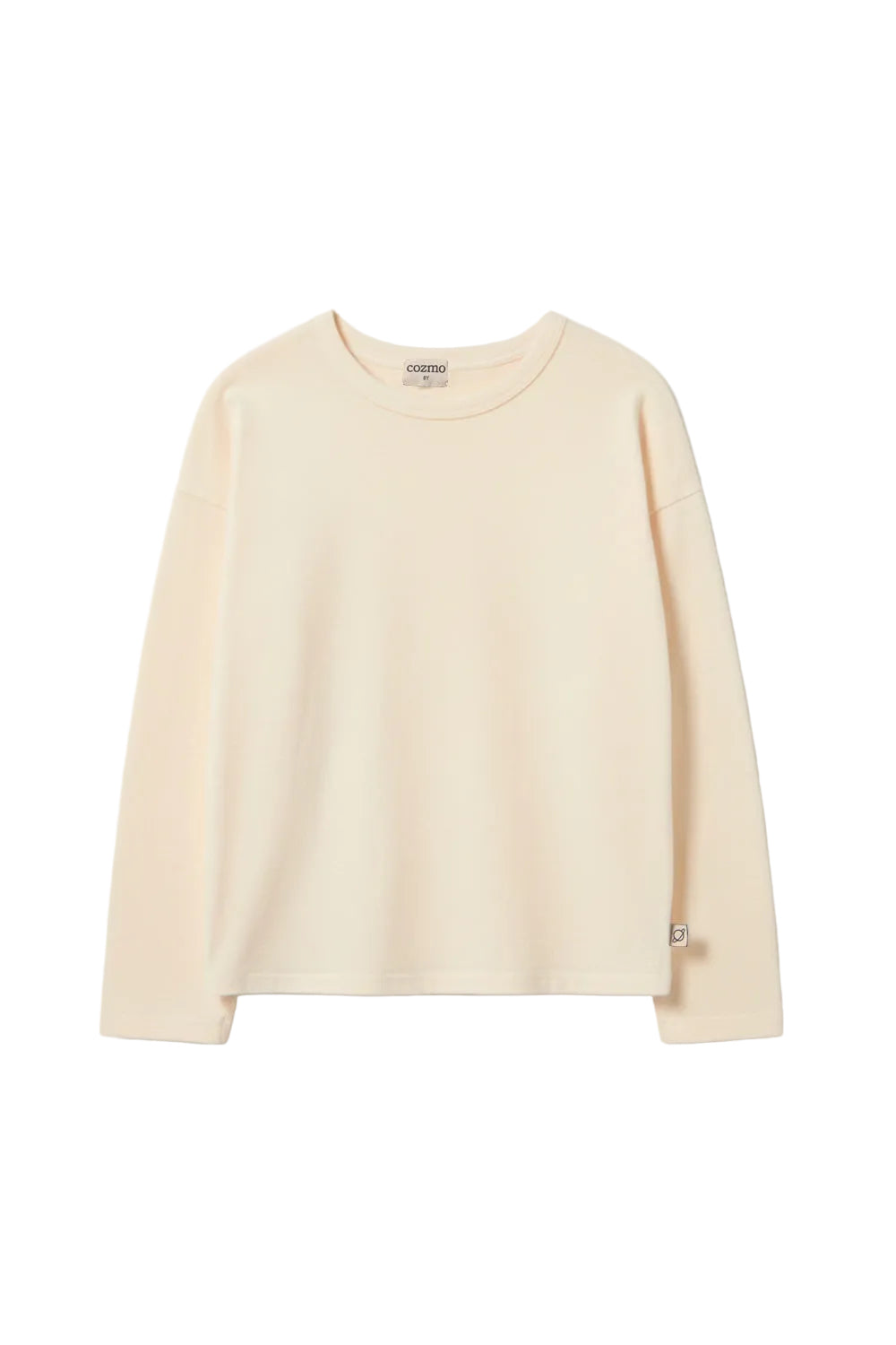 Brushed Warm Slub T-Shirt, Ivory