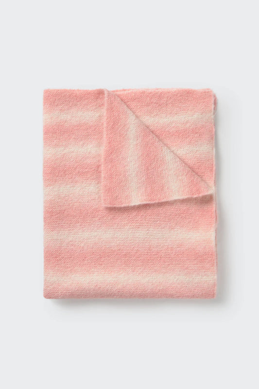 Soft Dyed Newborn Blanket, Silver Pink