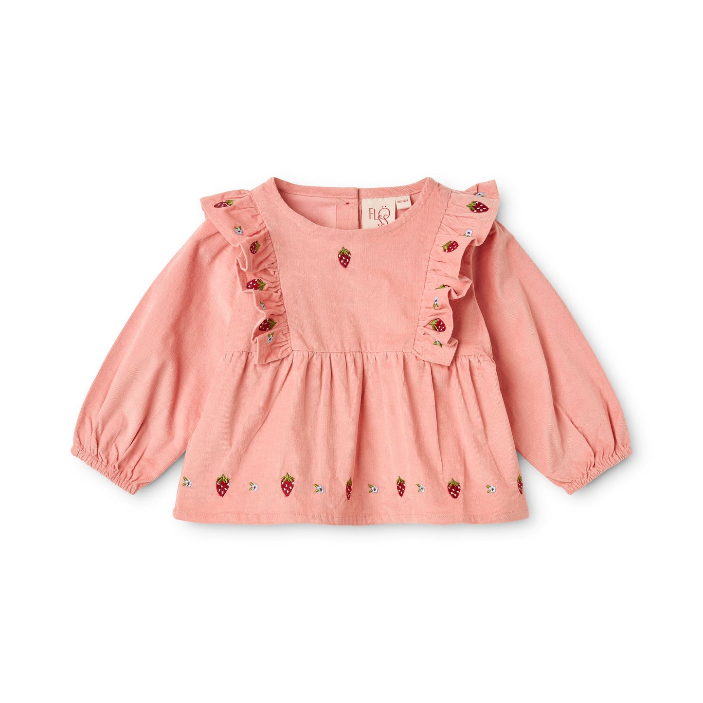 Belle Blouse, Warm Pink