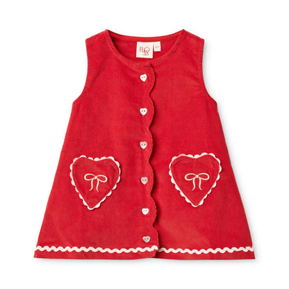 Carol Dress, Poppy Red