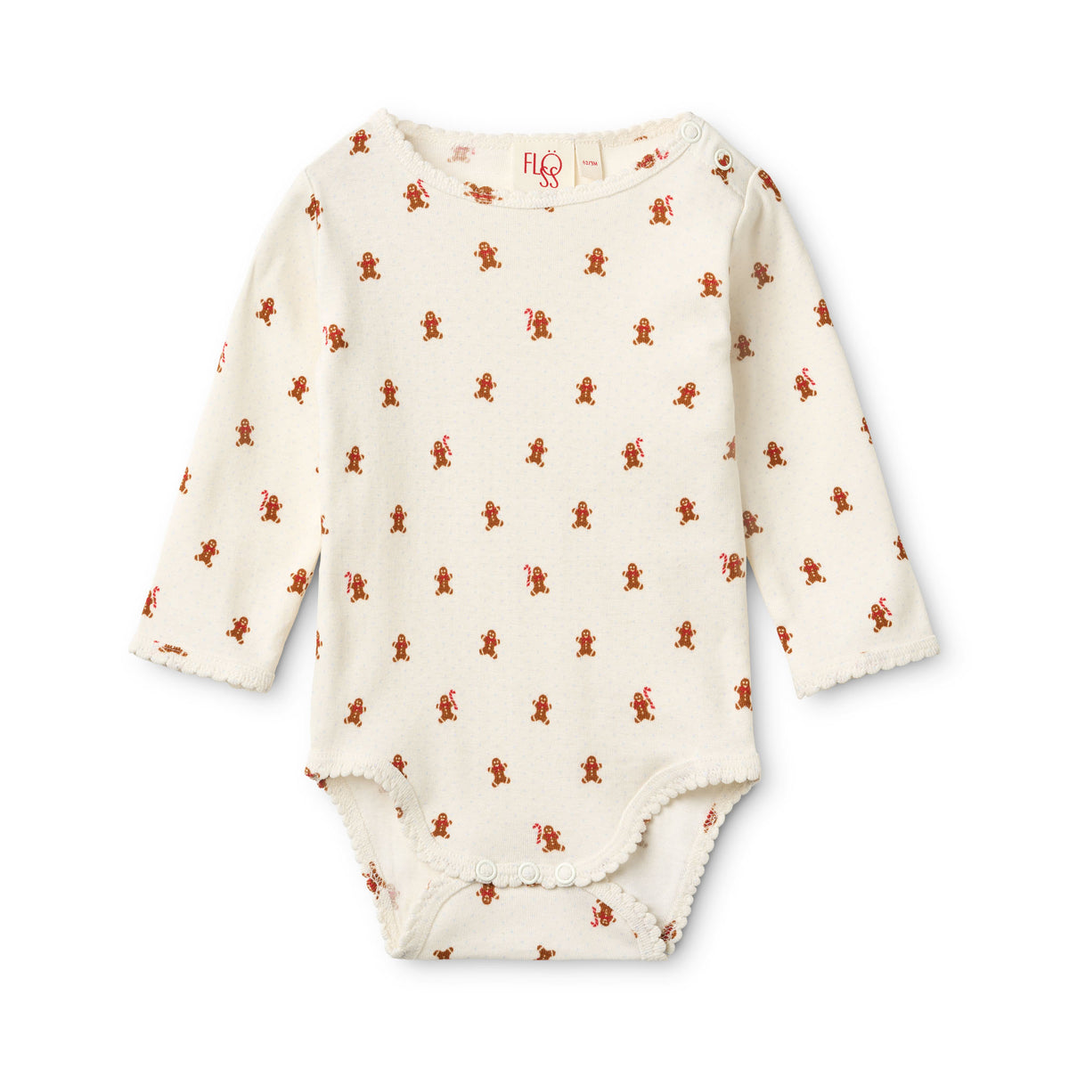 Charlie Onesie and Pant Set, Gingerbread Dot