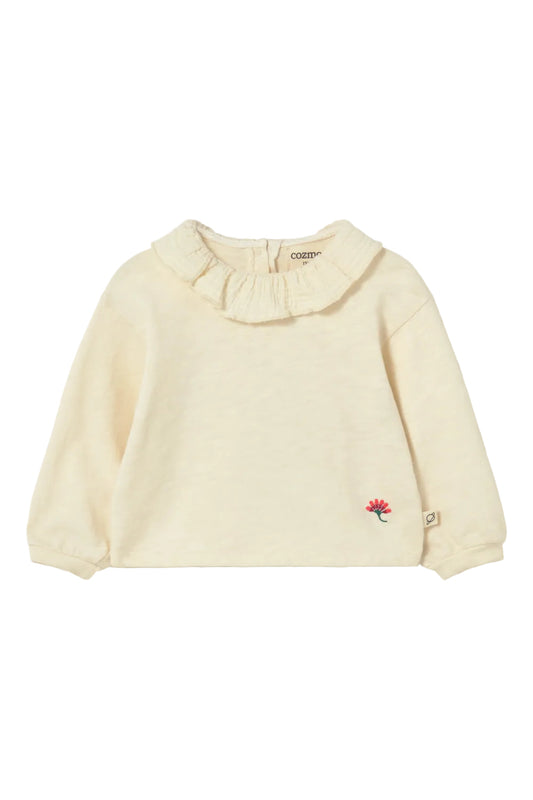 Baby Ruffle T-Shirt, Ivory