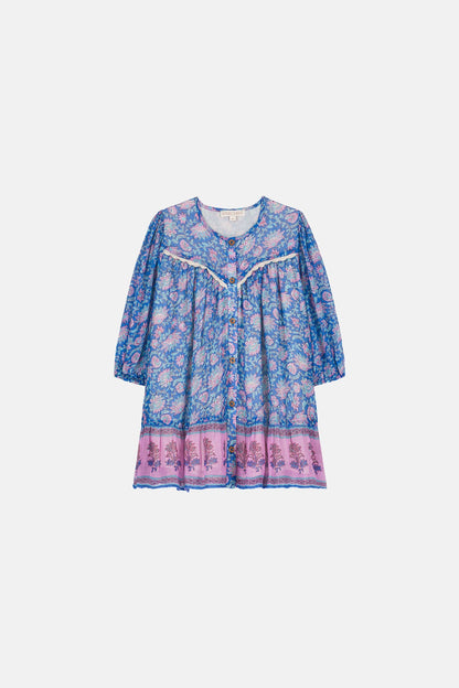 Conny Dress, Blue Capri Cove