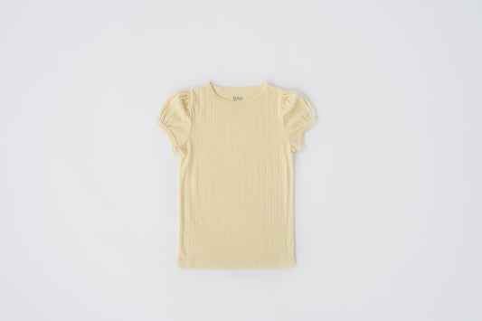 Beaufort Tee, Sunshine Pointelle,