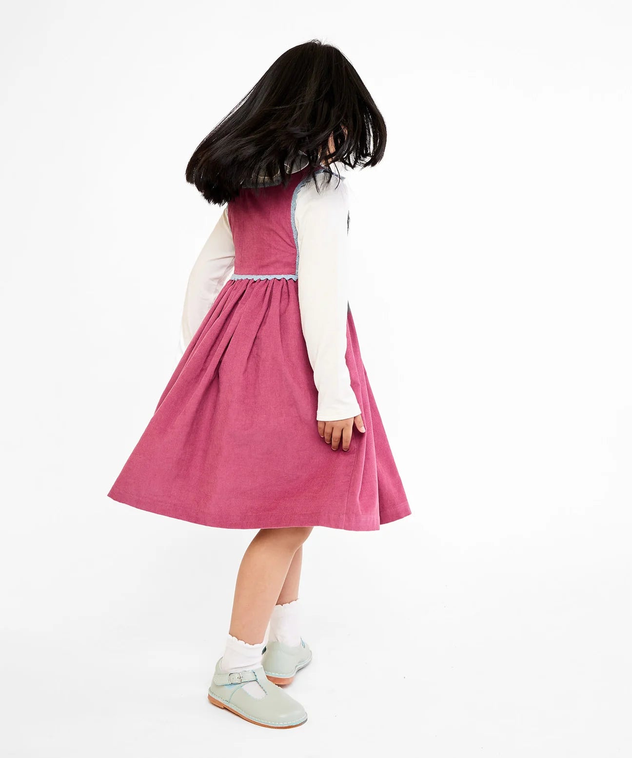 Dorothy Dress, Boysenberry Corduroy