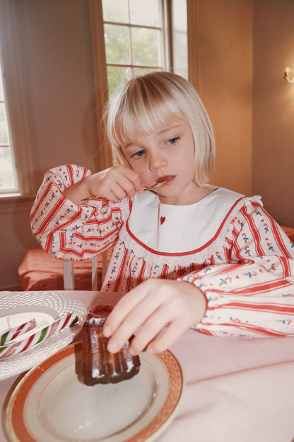Noelle Dress, Holiday Stripe