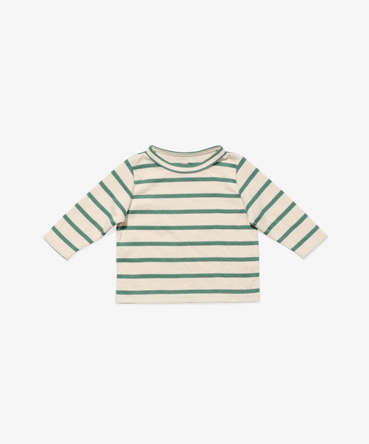 Edward Baby T-Shirt, Pine Stripe