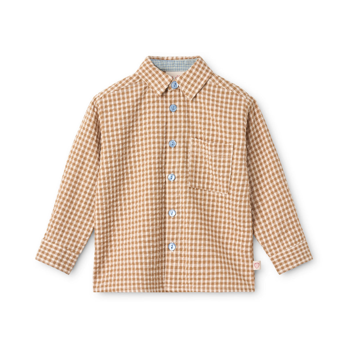 Ellis Shirt, Coffee Gingham