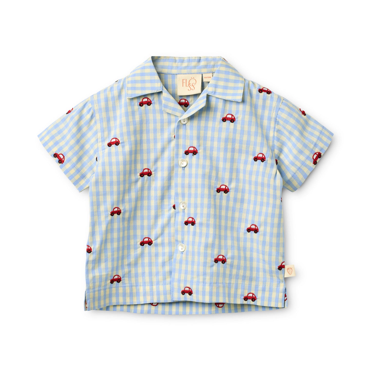 Albert Shirt, Blue Gingham