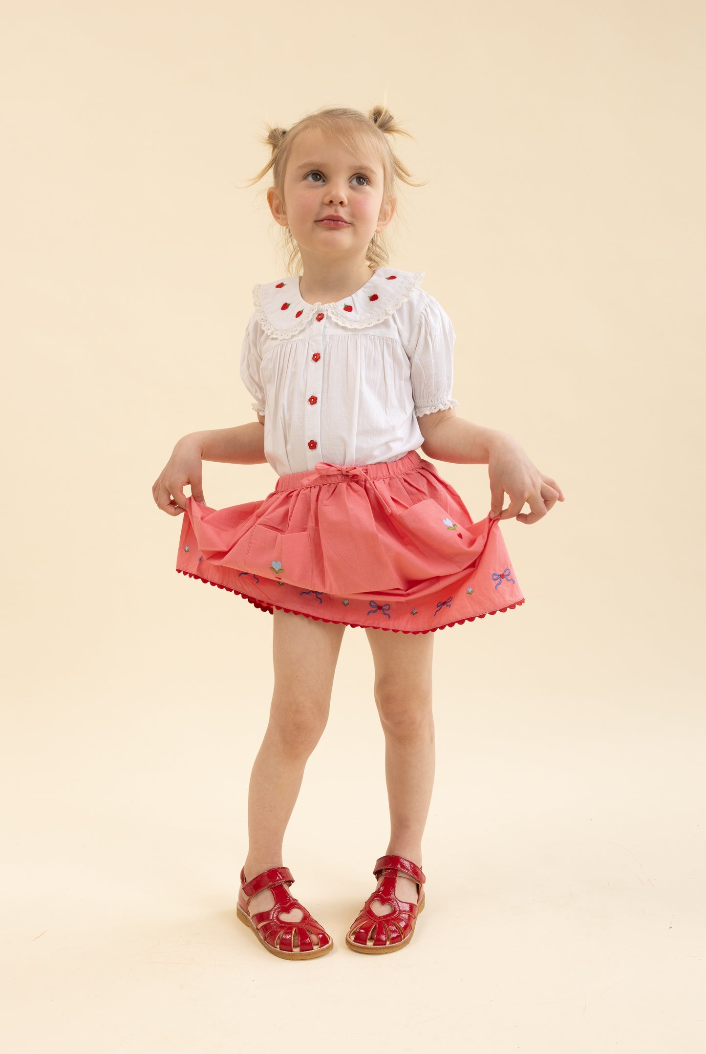 Rosa Skirt, Dark Rose