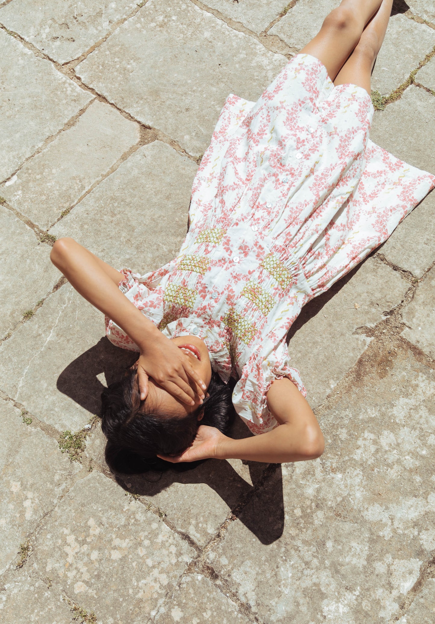 Ivy Dress, Climbing Roses Print