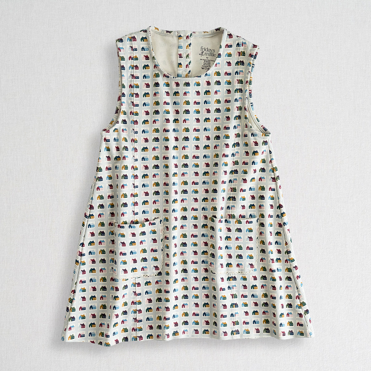 Shift Dress, Schoolhouse Sampler