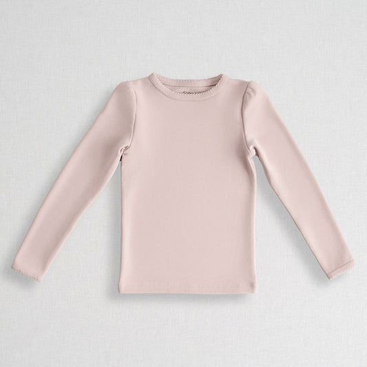 Long Sleeve Beaufort Tee, Misty Rose
