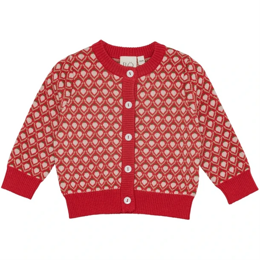 Zuri Cardigan, Red Berry