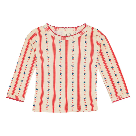 Fresa Jersey Tee, Noelle Stripe