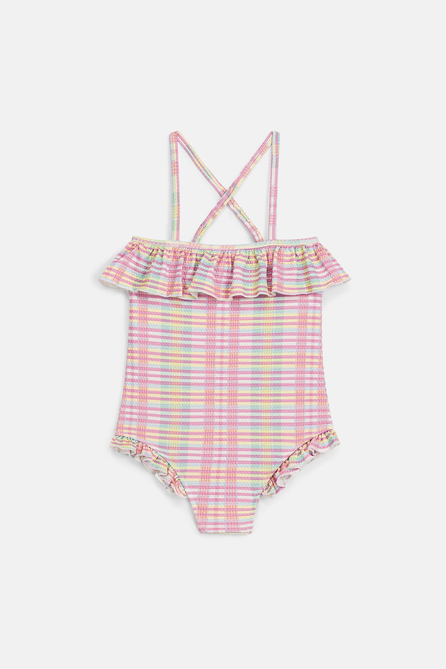 Bathing Suit Jovana, Pink Island Checks