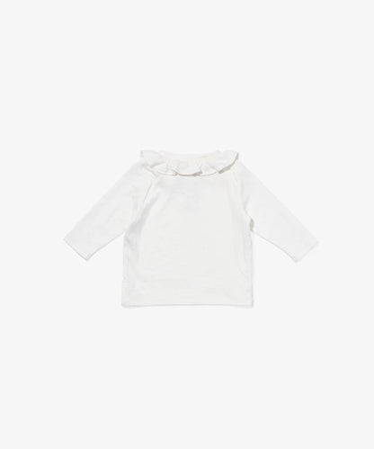 Hen Baby Shirt, Vanilla Piping