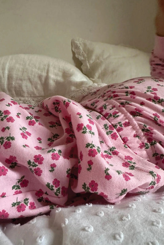 Sleepy Doe Classic Pajama, Pink Tea Floral