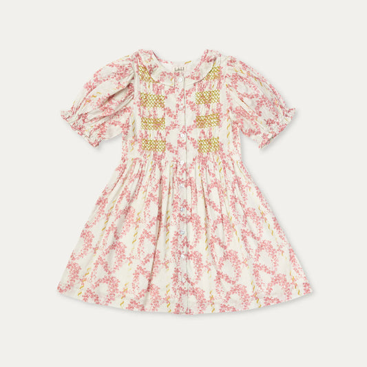 Ivy Dress, Climbing Roses Print