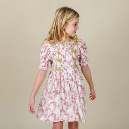 Ivy Dress, Climbing Roses Print