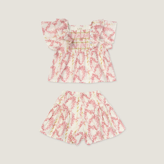 Lucia Short Set, Climbing Roses