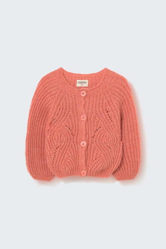 Light Tricot Knit Baby Cardigan