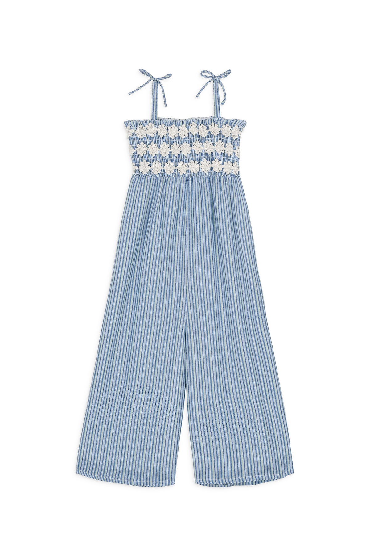 Morli Overalls, Blue Parasol Stripes