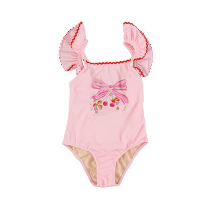 Juliet Swimsuit, Strawberry Twirl Swim