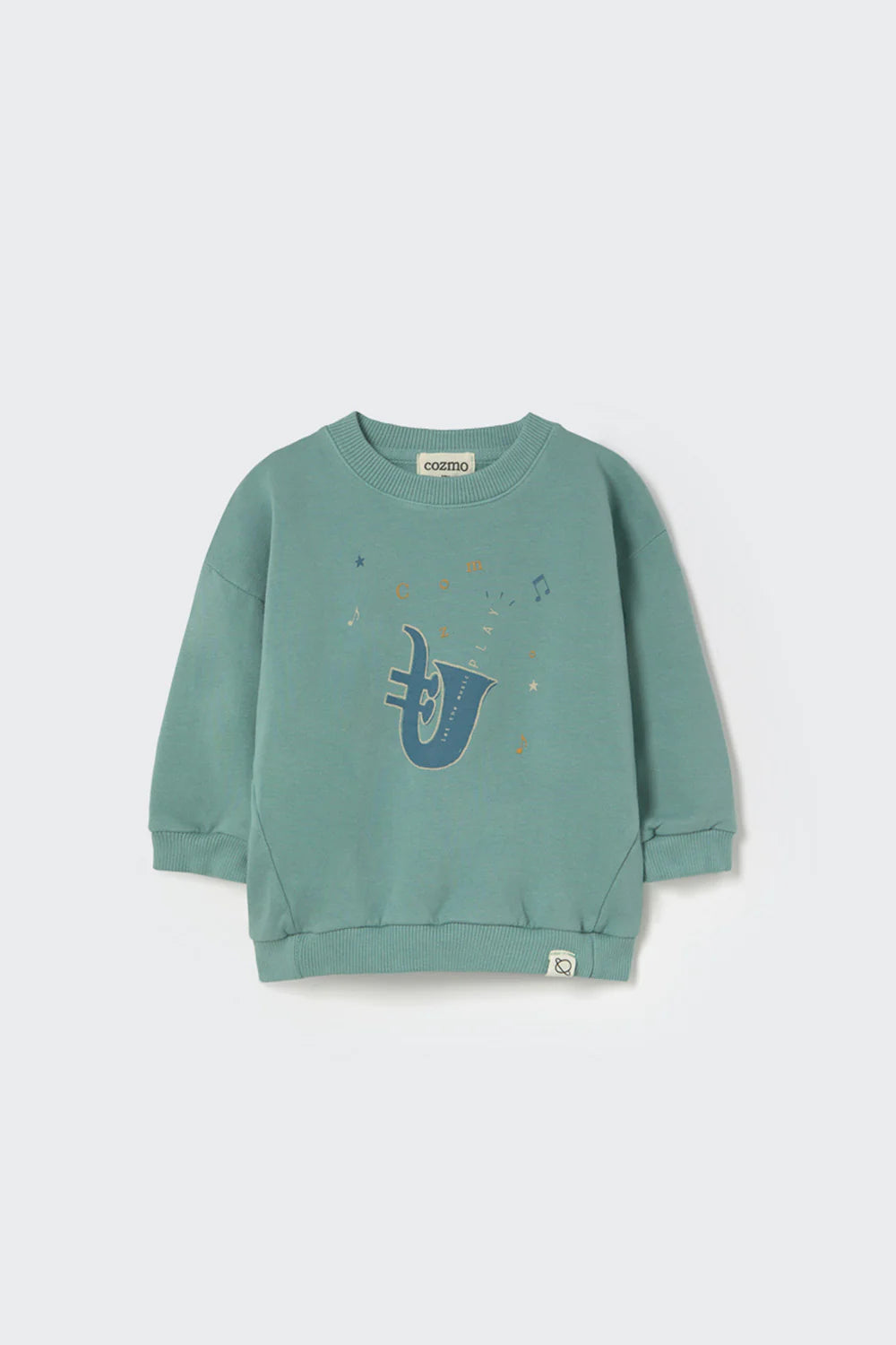 Soft Brushed Fleece Sweatshirt, Arctic Blue