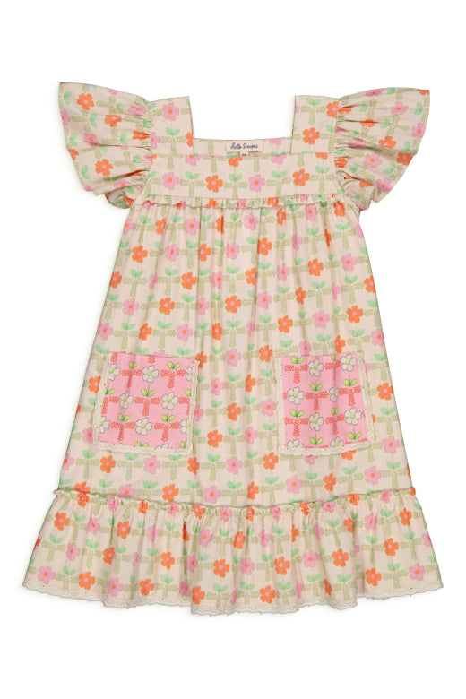 Karinette Dress, Lovely Ecru