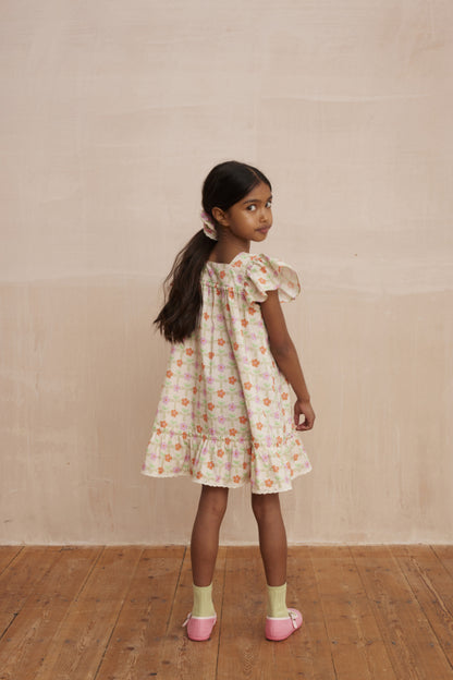 Karinette Dress, Lovely Ecru