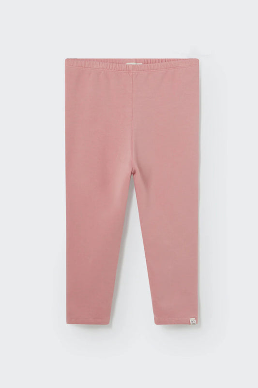 Organic Cotton Fleece Legging, Rose Tea