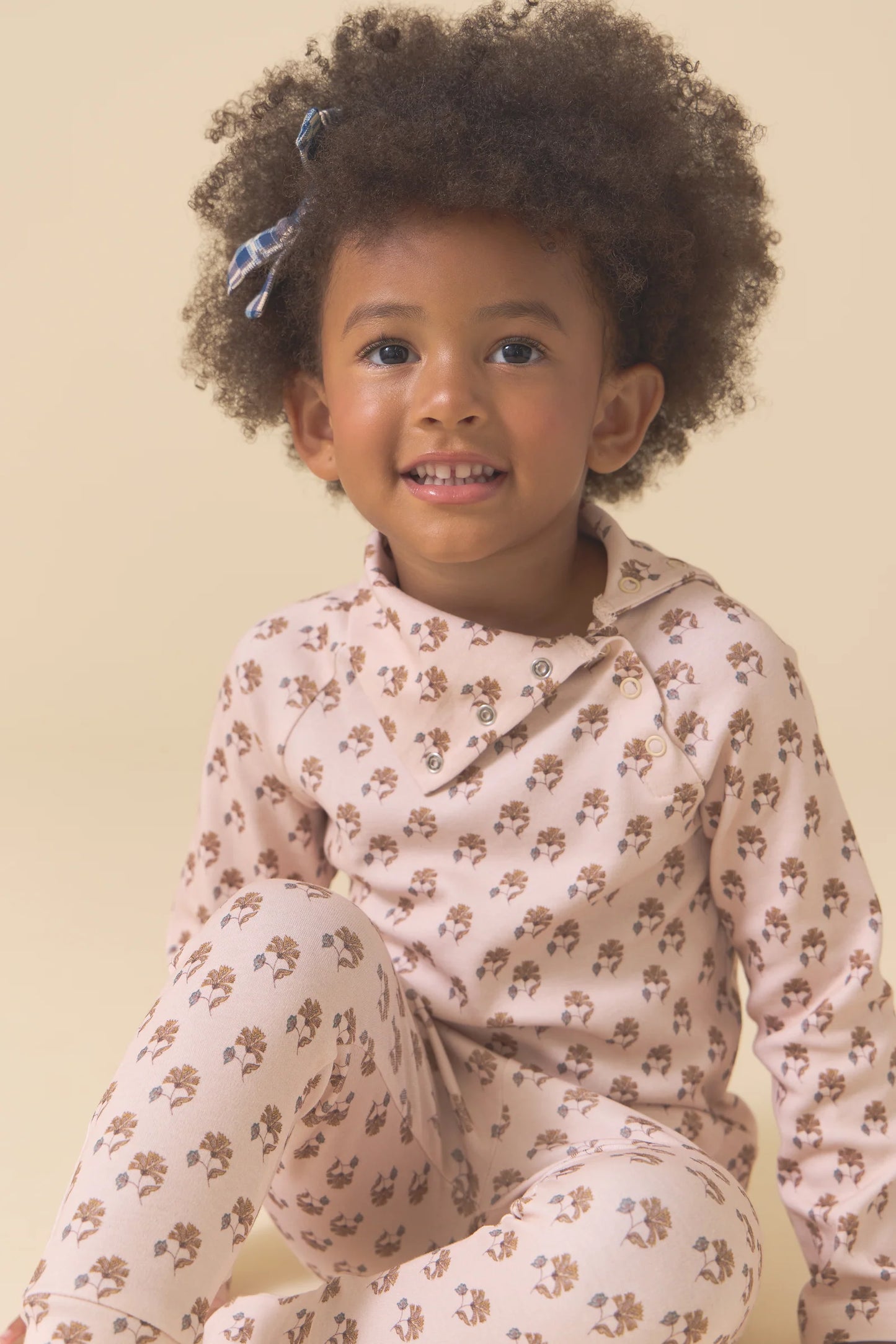 Snap Turtleneck, Textured Floral